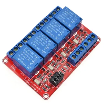 12V 4 Channel 4 Road Relay Module with Optocoupler Isolation Supports High and Low Trigger
12V 4 Channel 4 Road Relay Module with Optocoupler Isolation Supports High and Low Trigger
