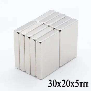 20pcs 30x20x5 mm N52 Super Strong Small Powerful Rare Earth Block Magnets Neodymium Magnet
20pcs 30x20x5 mm N52 Super Strong Small Powerful Rare Earth Block Magnets Neodymium Magnet