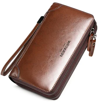 Men Clutch Wallet With Phone Pocket Large Capacity Male Long Purse Double Zipper Wallet For Men Business Coin Wallets LSH590
Men Clutch Wallet With Phone Pocket Large Capacity Male Long Purse Double Zipper Wallet For Men Business Coin Wallets LSH590