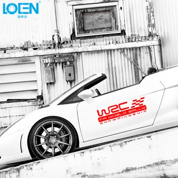 LOEN 2PCS! WRC Sticker for Car World Rally Championship Sport Racing Car Styling Sticker Racing Sports Emblem Decals White Black
LOEN 2PCS! WRC Sticker for Car World Rally Championship Sport Racing Car Styling Sticker Racing Sports Emblem Decals White Black