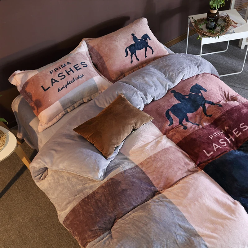 Queen Size Bedding Set 4 pcs 78.7x90.6 inches 200x230cm Herdsman Bedspread Pillowcases Duvet Cover Winter use
Queen Size Bedding Set 4 pcs 78.7x90.6 inches 200x230cm Herdsman Bedspread Pillowcases Duvet Cover Winter use