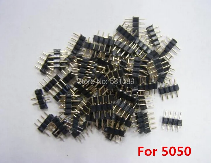 Wholesale1000PCS 4-pins Male Connector Adapter for RGB LED 5050 3528 insert easy
Wholesale1000PCS 4-pins Male Connector Adapter for RGB LED 5050 3528 insert easy