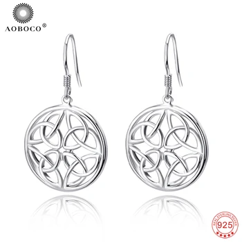 Earrings Woman 925 Sterling Silver Triquetra Trinity Knot Hook Earrings for Women fine Jewelry Drop Shipping Gift GNE10223
Earrings Woman 925 Sterling Silver Triquetra Trinity Knot Hook Earrings for Women fine Jewelry Drop Shipping Gift GNE10223