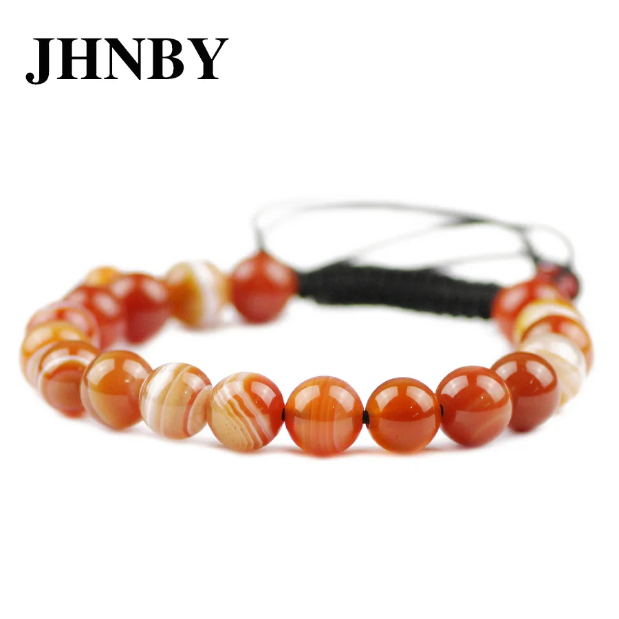 JHNBY Red Stripe Carnelian Beads Bracelets for Women 6/8/10/12MM Natural Stone Braided/Elastic Rope Bangle Men Jewelry Dropship
JHNBY Red Stripe Carnelian Beads Bracelets for Women 6/8/10/12MM Natural Stone Braided/Elastic Rope Bangle Men Jewelry Dropship