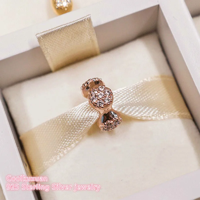 Autumn Authentic 925 Sterling Silver Modern LovePods Spacer, Rose gold & Clear CZ Beads Fit Pandora Charms Bracelet Jewelry
Autumn Authentic 925 Sterling Silver Modern LovePods Spacer, Rose gold & Clear CZ Beads Fit Pandora Charms Bracelet Jewelry