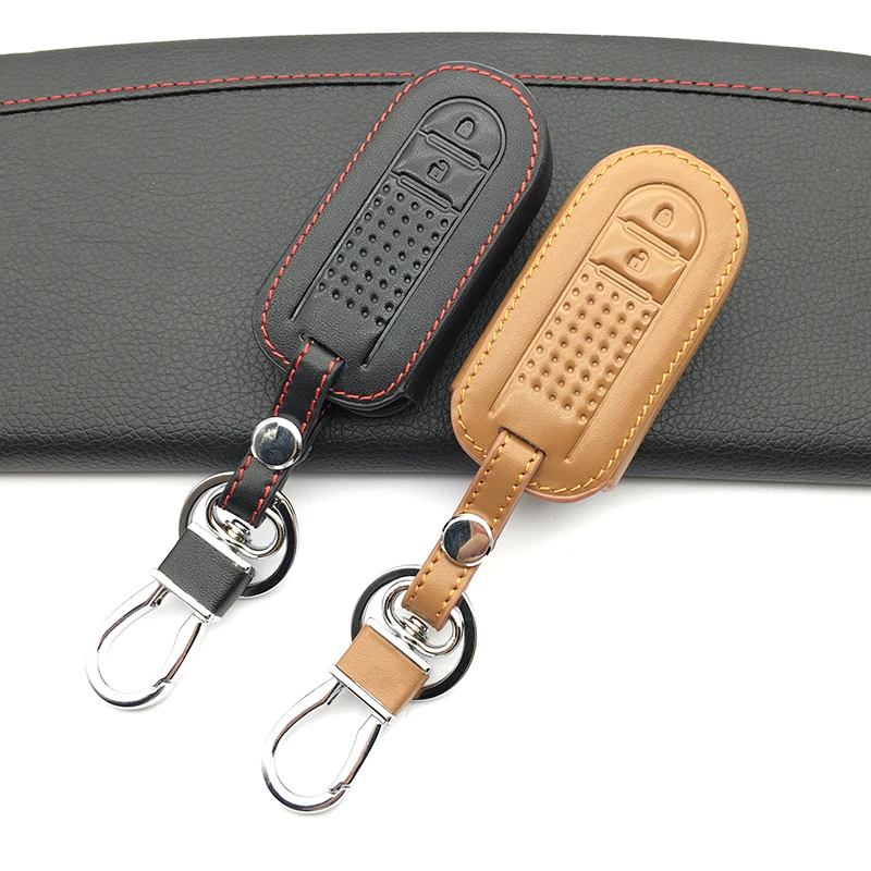 Genuine Leather Car Key Case Wallet For Toyota Daihatsu TANTO LA600S Perodua Smart Keys 2 Buttons Car Key Protection Cover
Genuine Leather Car Key Case Wallet For Toyota Daihatsu TANTO LA600S Perodua Smart Keys 2 Buttons Car Key Protection Cover
