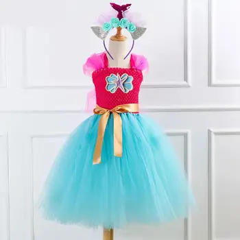 2019 Girls Tutu Dress Elegant Princess Mermaid Headdress Party Dresses Pageant Gowns Baby Kids Cos Beauty And The Beast Costume 
2019 Girls Tutu Dress Elegant Princess Mermaid Headdress Party Dresses Pageant Gowns Baby Kids Cos Beauty And The Beast Costume