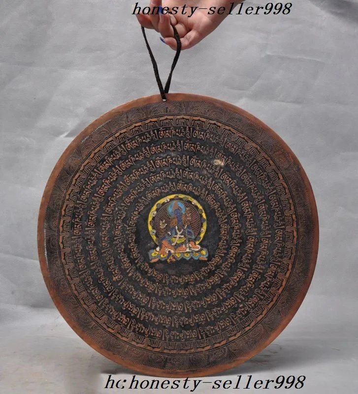 Christmas Rare Tibet Buddhism Bronze Tripitaka text Green Tara Goddess Wall Haning Tangka Halloween
Christmas Rare Tibet Buddhism Bronze Tripitaka text Green Tara Goddess Wall Haning Tangka Halloween