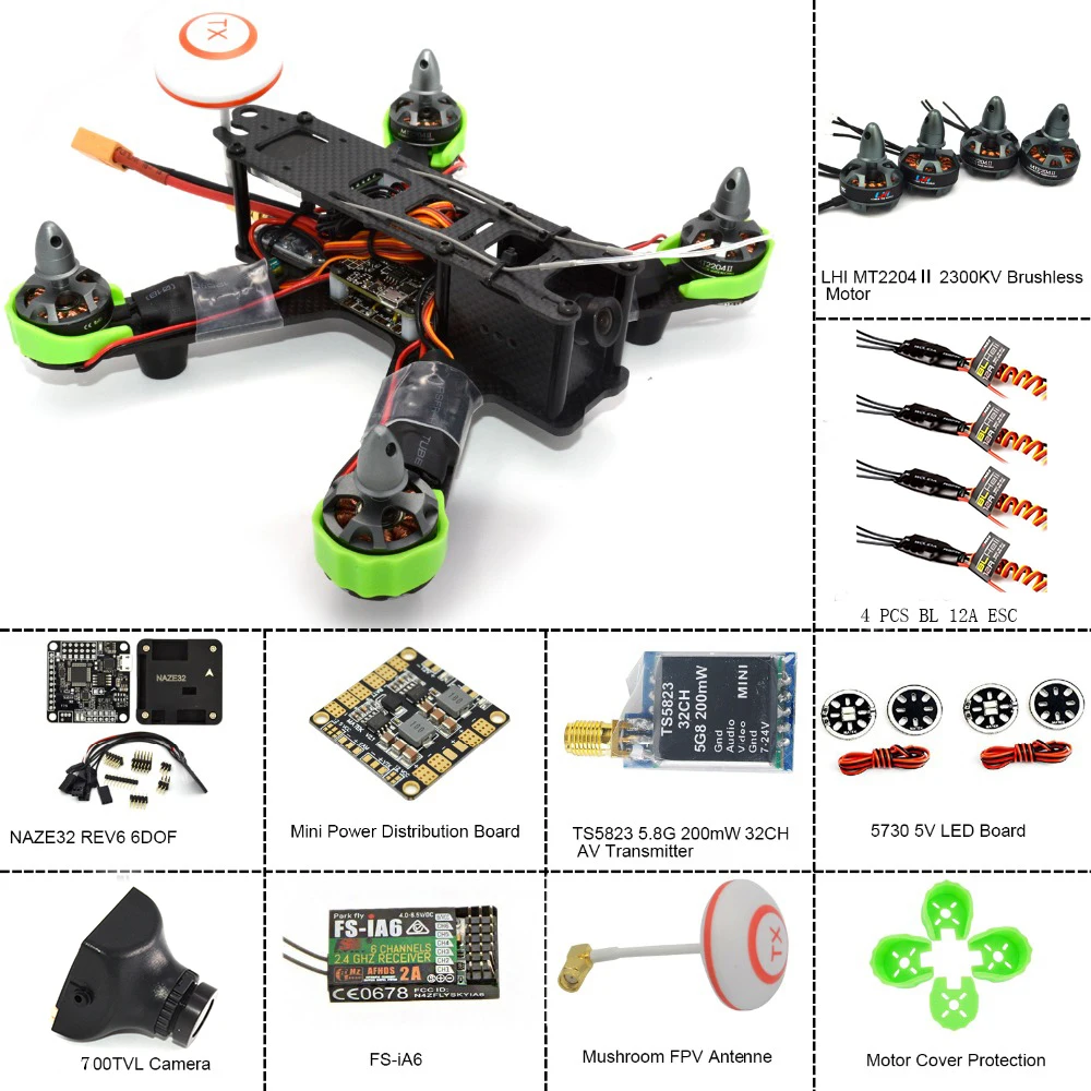 Dron Camera Lhi Rc Helicopter Drone With 700tvl Hd Fpv 5.8g 6-axis Remote Control Quadcopter Better Professional Quadrocopter