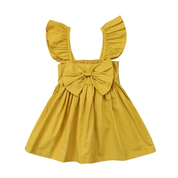 Cute Newborn Kids Baby Girl Dresses Clothing Sleeveless Ruffle Bowknot Dress Princess Clothes Girls Outfits Solid Summer
Cute Newborn Kids Baby Girl Dresses Clothing Sleeveless Ruffle Bowknot Dress Princess Clothes Girls Outfits Solid Summer