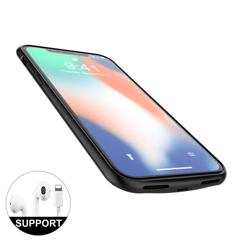 2in1 Charging and Listen to songs / 4000mAh Battery case for iphone X 2017 External Power Bank charger phone cover cases
2in1 Charging and Listen to songs / 4000mAh Battery case for iphone X 2017 External Power Bank charger phone cover cases