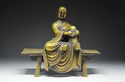 NICE CHINESE OLD 8.07 inch/The ancient Chinese bronze Buddha bench miro Buddha Garden Decoration Brass Bronze
NICE CHINESE OLD 8.07 inch/The ancient Chinese bronze Buddha bench miro Buddha Garden Decoration Brass Bronze