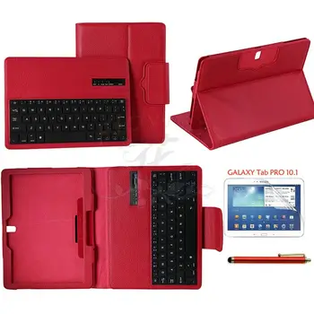 Specialized Removable Bluetooth Keyboard Case Cover For Samsung Galaxy Tab Pro 10.1' T520 & Protective Screen Film & Pen - Red
Specialized Removable Bluetooth Keyboard Case Cover For Samsung Galaxy Tab Pro 10.1' T520 & Protective Screen Film & Pen - Red