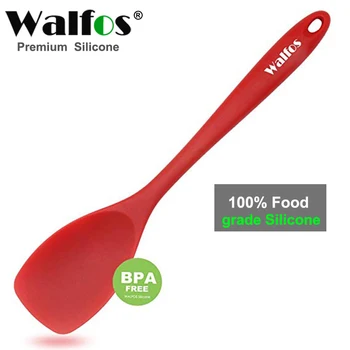 WALFOS Food Grade Silicone Cooking Spoon Essential Heat-Resistant Flexible Nonstick Silicone Baking Mixing Spoon Spatula
WALFOS Food Grade Silicone Cooking Spoon Essential Heat-Resistant Flexible Nonstick Silicone Baking Mixing Spoon Spatula