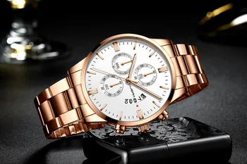 Men Fashion Military Stainless Steel Analog Date Sport Quartz Wrist Watch formal Business Leisure Party decoration Gift for MAN
Men Fashion Military Stainless Steel Analog Date Sport Quartz Wrist Watch formal Business Leisure Party decoration Gift for MAN