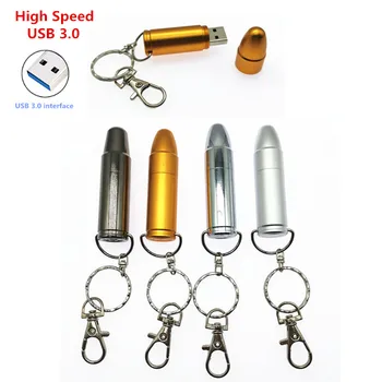 Metal Pen Drive Bullet USB 3.0 Flash Drive 4GB 8GB 16GB 32GB 64GB Pendrive Flash Card USB Disk Flash Memory Stick With Key Chain
Metal Pen Drive Bullet USB 3.0 Flash Drive 4GB 8GB 16GB 32GB 64GB Pendrive Flash Card USB Disk Flash Memory Stick With Key Chain