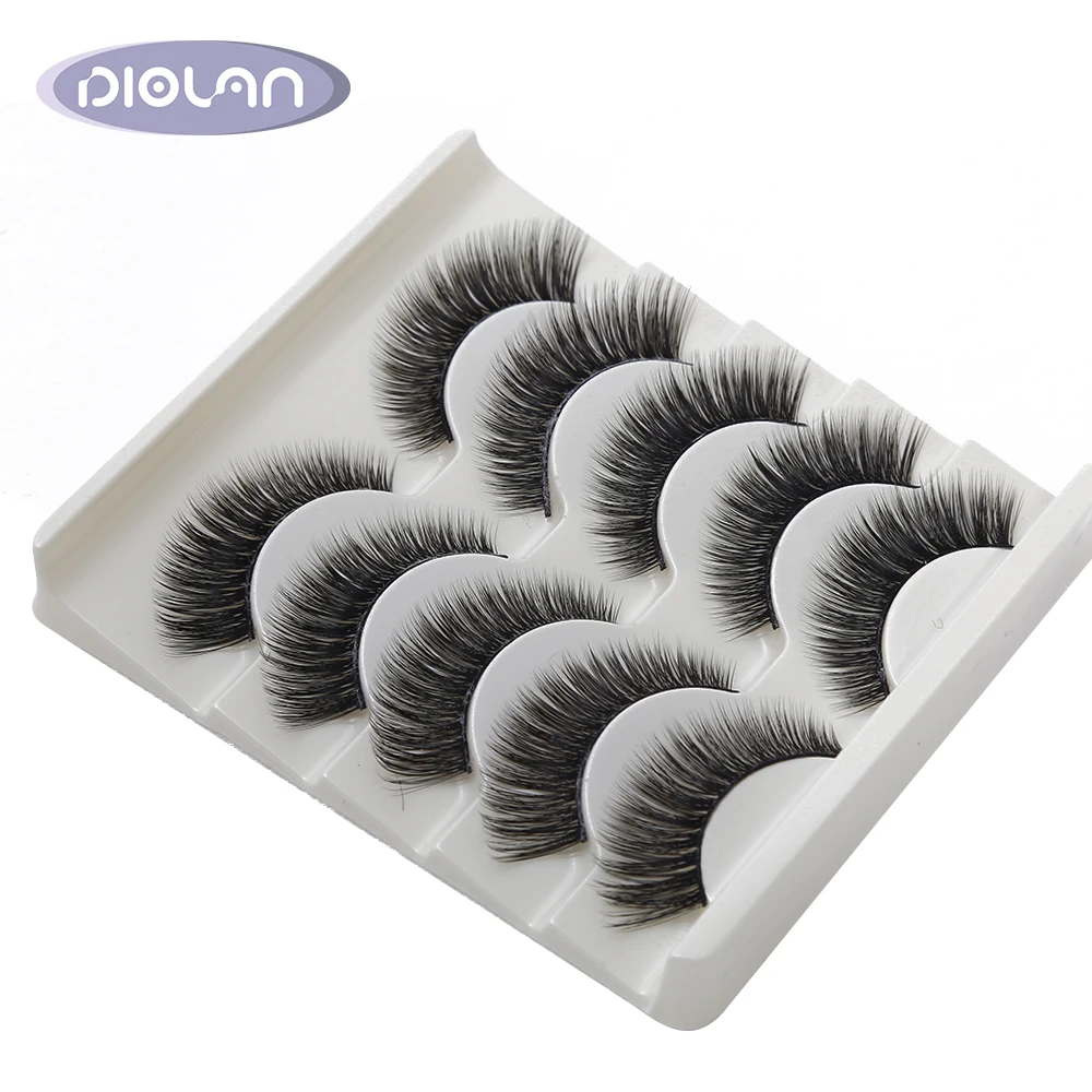 DIOLAN 5pairs Mink Eyelashes Natural Long 3d Lashes Hand Made False Lashes Full Strip Lashes
DIOLAN 5pairs Mink Eyelashes Natural Long 3d Lashes Hand Made False Lashes Full Strip Lashes