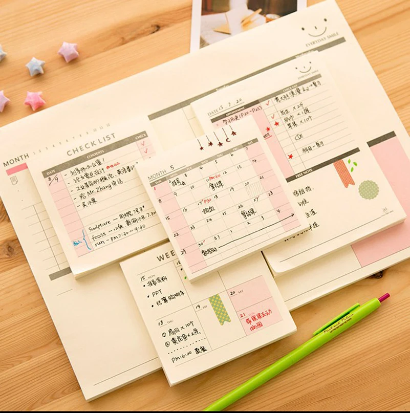 Korean Weekly Day Planner Notebook School Stationery Store Agenda Diary Note Book Notepad Pad Office Accessory Memo Check List
Korean Weekly Day Planner Notebook School Stationery Store Agenda Diary Note Book Notepad Pad Office Accessory Memo Check List