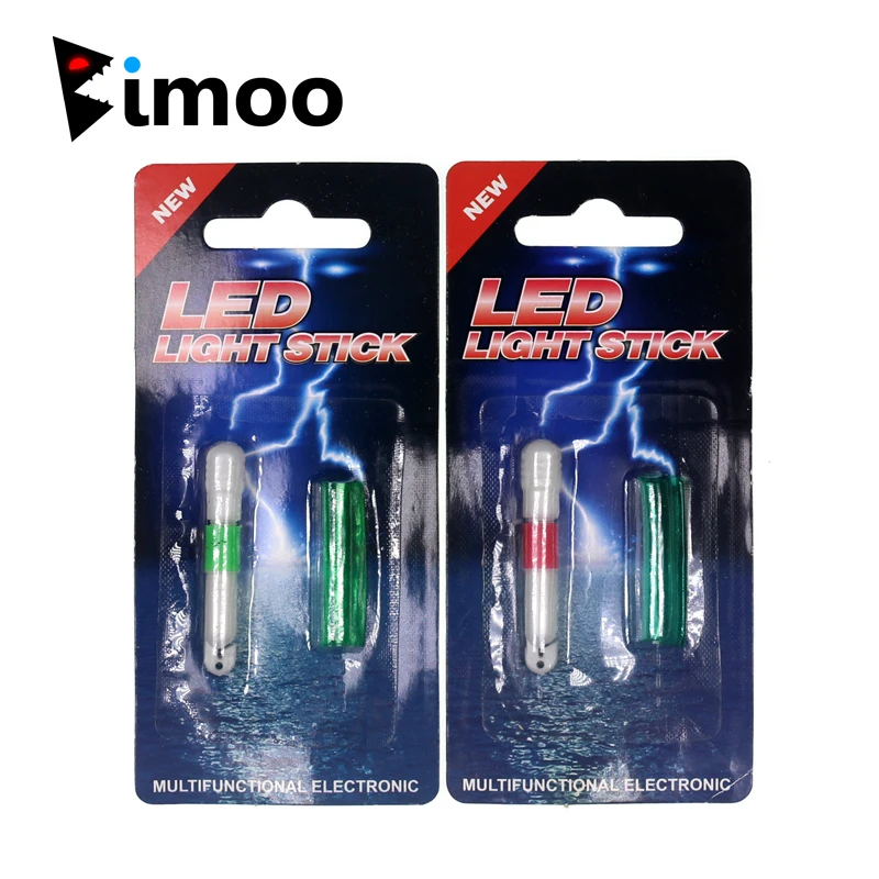 Bimoo 1PC Electronic LED Light Sticks Night Fishing Float for Rod Tip Waterproof Lure Spoon Net Red & Green Fish Geathering Etc.
Bimoo 1PC Electronic LED Light Sticks Night Fishing Float for Rod Tip Waterproof Lure Spoon Net Red & Green Fish Geathering Etc.