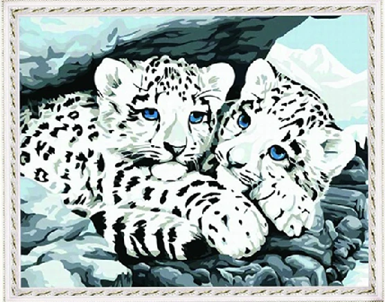 Needlework DIY Resin Square Diamond Cross Stitch Animal Snow Leopard Painting Full Embroidery Kit Home Decorative Pictures 50*40
Needlework DIY Resin Square Diamond Cross Stitch Animal Snow Leopard Painting Full Embroidery Kit Home Decorative Pictures 50*40