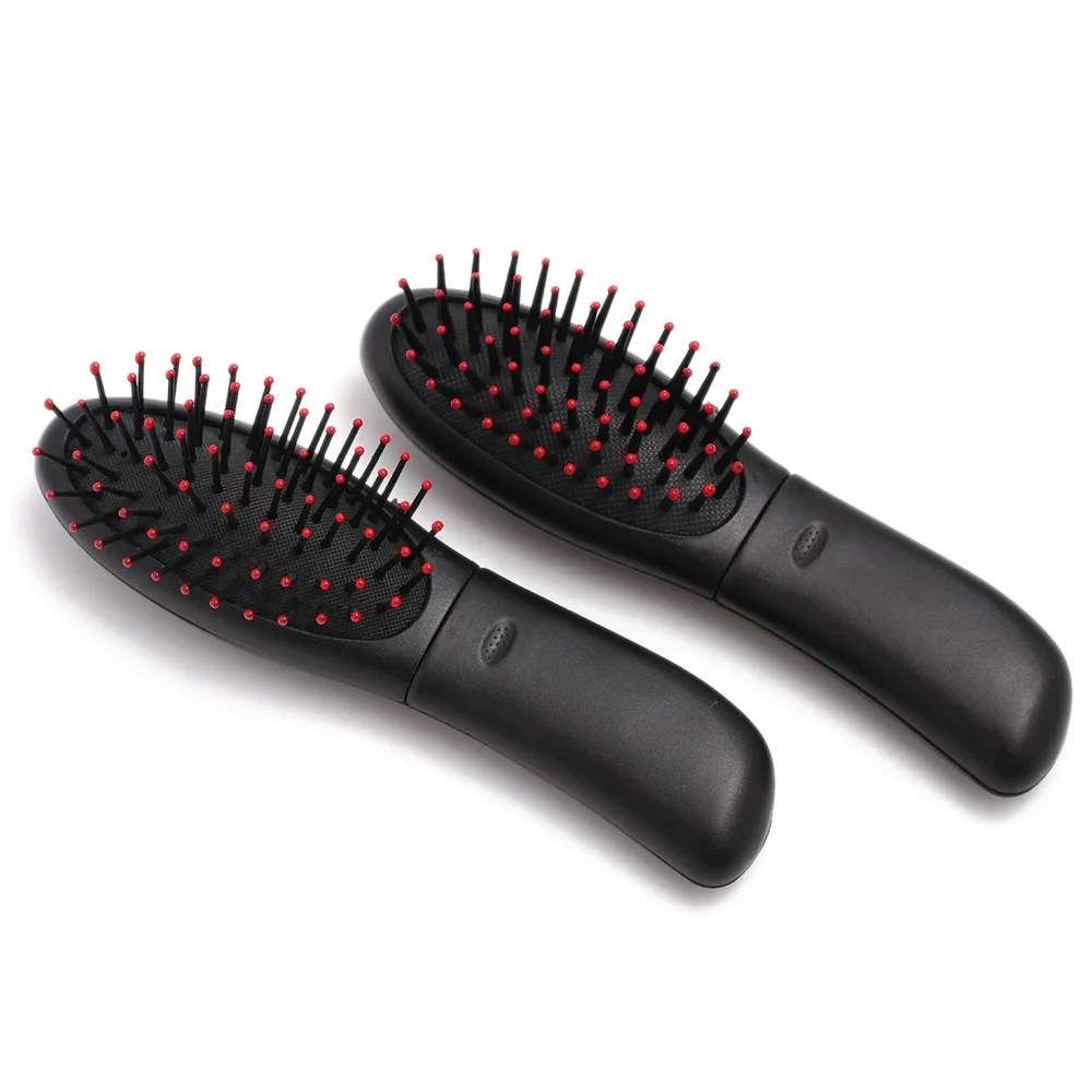 

Electric Vibrating Hair Brush Comb Massager Black Hair Scalp Head Blood Circulation Massager Comb Brush Black