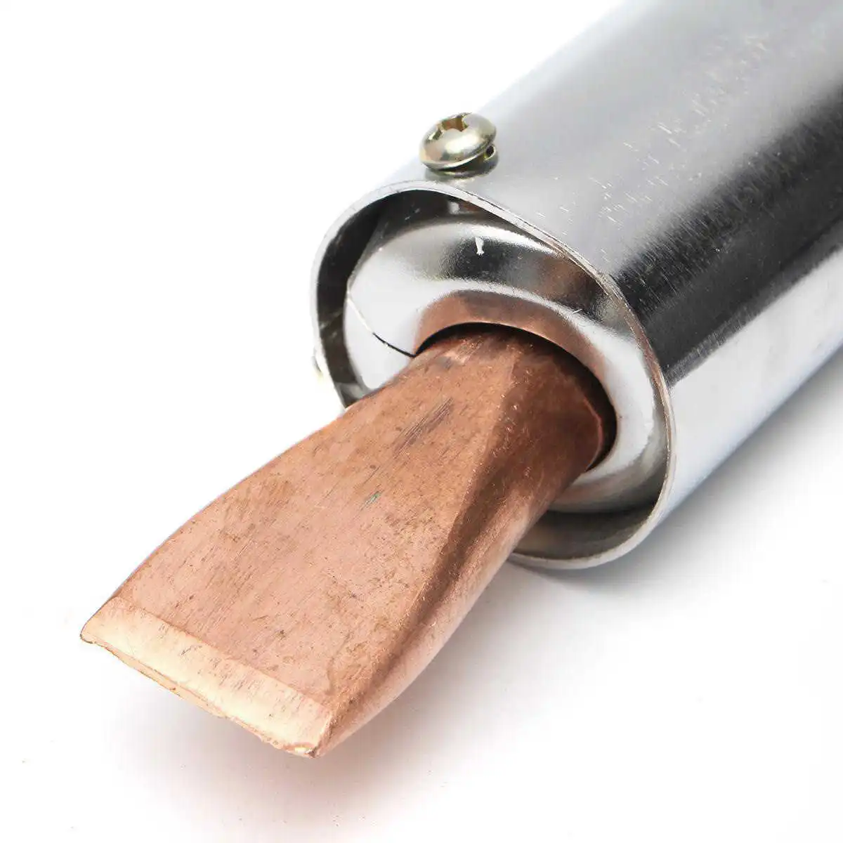 1 x Soldering Iron Heavy Duty Chisel Point Copper Tip Craft Manufacturing 220V 500W