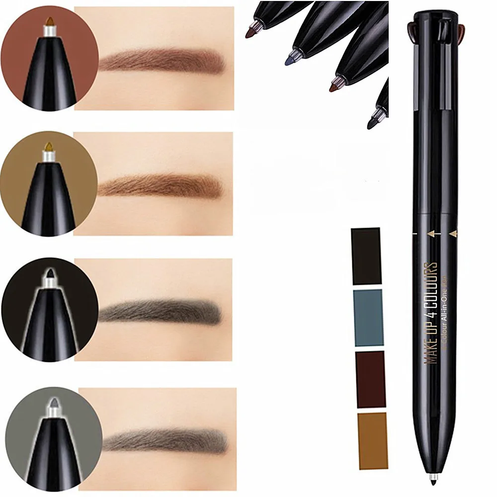 4 IN 1 Dark Brown Eyebrow Pen Sobrancelha Automatic Lasting Eyeliner Lip Liner Waterproof Eyebrow Pencil for Makeup Beauty Tool
4 IN 1 Dark Brown Eyebrow Pen Sobrancelha Automatic Lasting Eyeliner Lip Liner Waterproof Eyebrow Pencil for Makeup Beauty Tool
