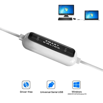 1.5M USB KM Data Link Sharing Cable Smart PC to PC Keyboard Mouse Cord Wire Line for PC Computer
1.5M USB KM Data Link Sharing Cable Smart PC to PC Keyboard Mouse Cord Wire Line for PC Computer