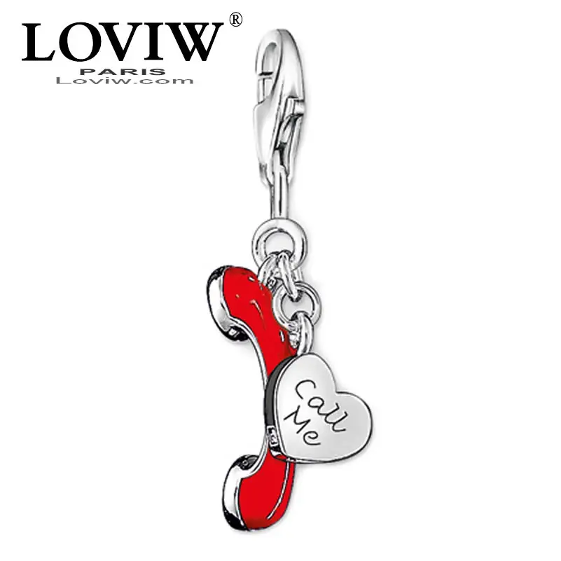 Call Me Charm pendant red enamel telephone charms pendants for women trendy cute thomas sabor jewelry NEW Fashion silver Jewelry
Call Me Charm pendant red enamel telephone charms pendants for women trendy cute thomas sabor jewelry NEW Fashion silver Jewelry