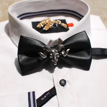 New Free Shipping fashion casual Men's male male Hippie horn handmade bow tie marriage wedding leather party Western Headdress
New Free Shipping fashion casual Men's male male Hippie horn handmade bow tie marriage wedding leather party Western Headdress