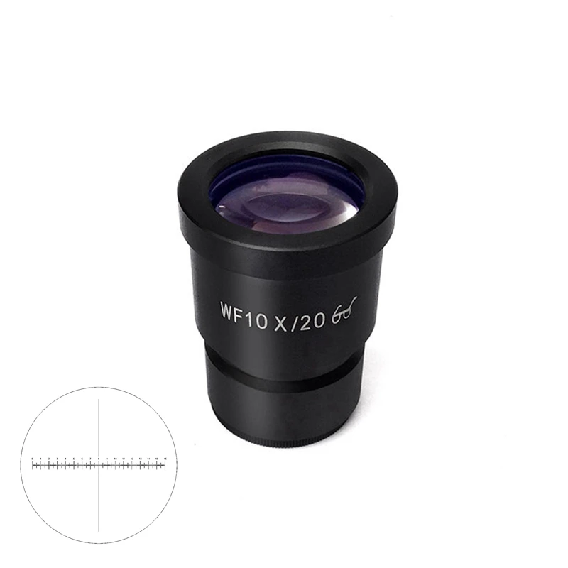 1PC Wide Field High Eye-Point Microscope Eyepiece WF10X Field of View 20mm for Stereo Microscope with Scale Mounting Size 30.5mm
1PC Wide Field High Eye-Point Microscope Eyepiece WF10X Field of View 20mm for Stereo Microscope with Scale Mounting Size 30.5mm