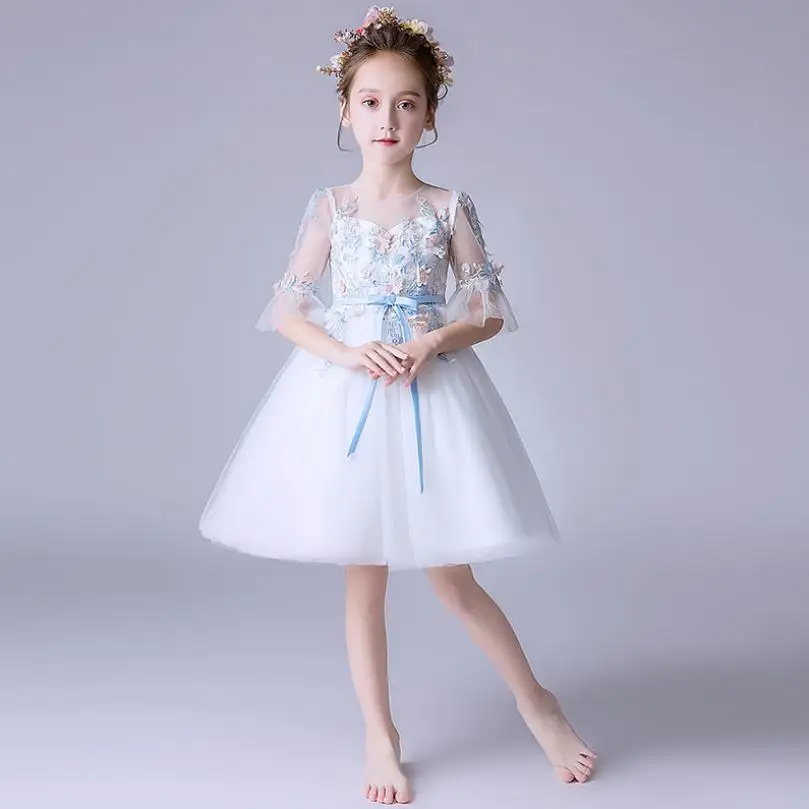 Children's Clothing Baby Girl Dress Birthday Wedding Party Flower Girl Dress Lace Embroidery kids Princess Dress Y234 With Belt
Children's Clothing Baby Girl Dress Birthday Wedding Party Flower Girl Dress Lace Embroidery kids Princess Dress Y234 With Belt