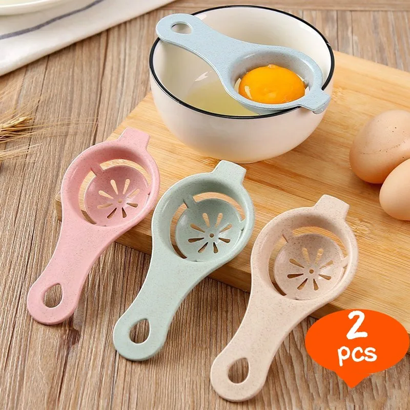 Hoomall 2pcs Kitchen Material Plastic Steel Egg Yolk White Separator Used To Make Cake (Color: Random) Kitchen Tools Gadgets
Hoomall 2pcs Kitchen Material Plastic Steel Egg Yolk White Separator Used To Make Cake (Color: Random) Kitchen Tools Gadgets