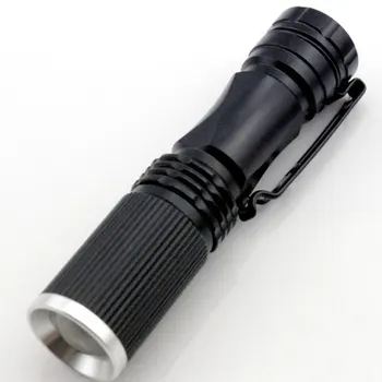

New Mini Flashlight 500 Lumens Q5 Led Torch Aa/14500 Adjustable Zoom Focus Torch Lamp Penlight Waterproof For Outdoor