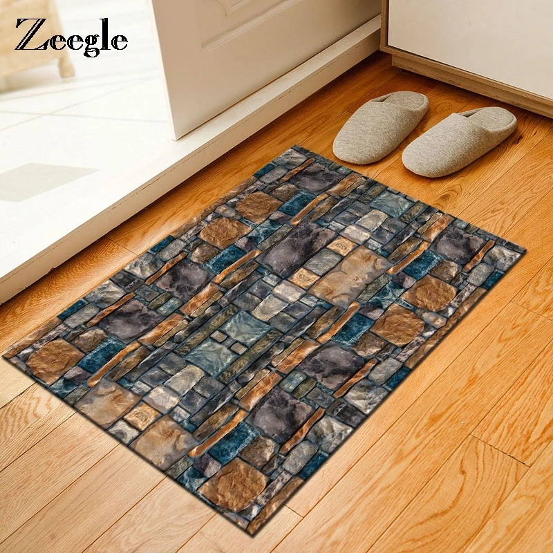 Zeegle 3D Stone Non-Slip Living Room Carpet Bedroom Mat Toilet Front Doormat Washable Living Room Hallway Resistance Area Rug
Zeegle 3D Stone Non-Slip Living Room Carpet Bedroom Mat Toilet Front Doormat Washable Living Room Hallway Resistance Area Rug