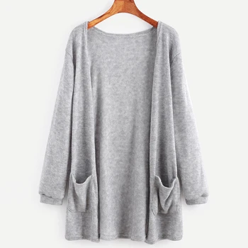 2017 New Spring Autumn Ladies Loose Knitted Coats Women Cardigan Knitwear Coat Black Gray Sweater Outerwear With Pocket NQ829388
2017 New Spring Autumn Ladies Loose Knitted Coats Women Cardigan Knitwear Coat Black Gray Sweater Outerwear With Pocket NQ829388