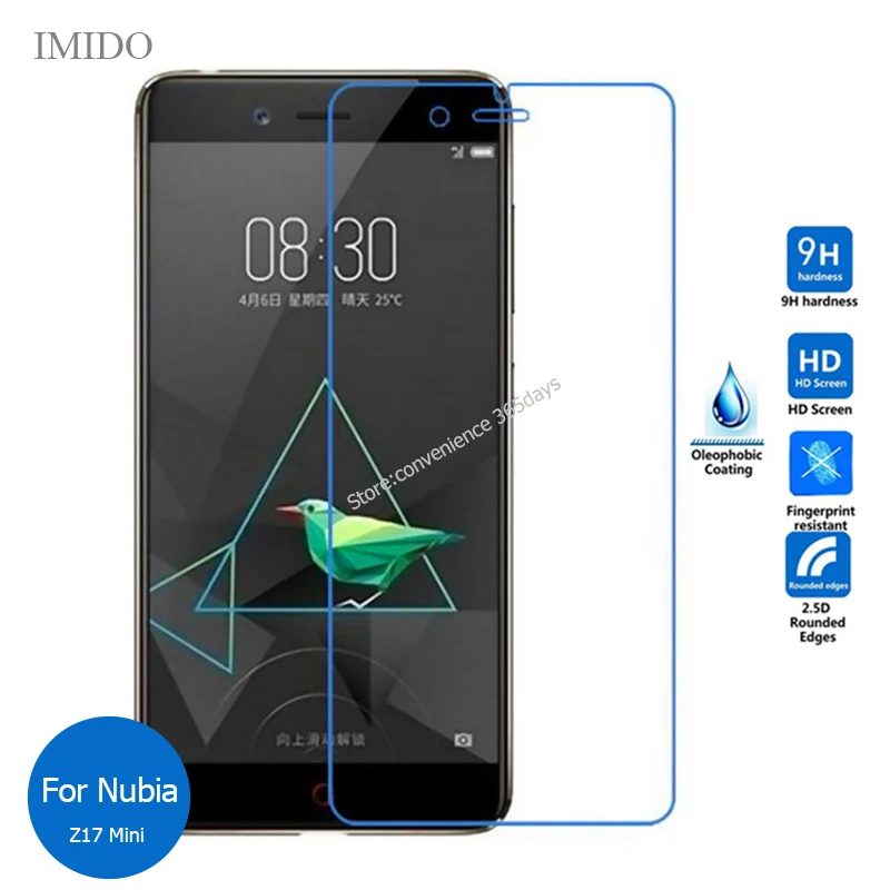 For Nubia Z17 Mini Tempered Glass Screen Protector 2.5 9h Safety Protective Film On Z17Mini Z 17 pelicula de vidro
For Nubia Z17 Mini Tempered Glass Screen Protector 2.5 9h Safety Protective Film On Z17Mini Z 17 pelicula de vidro