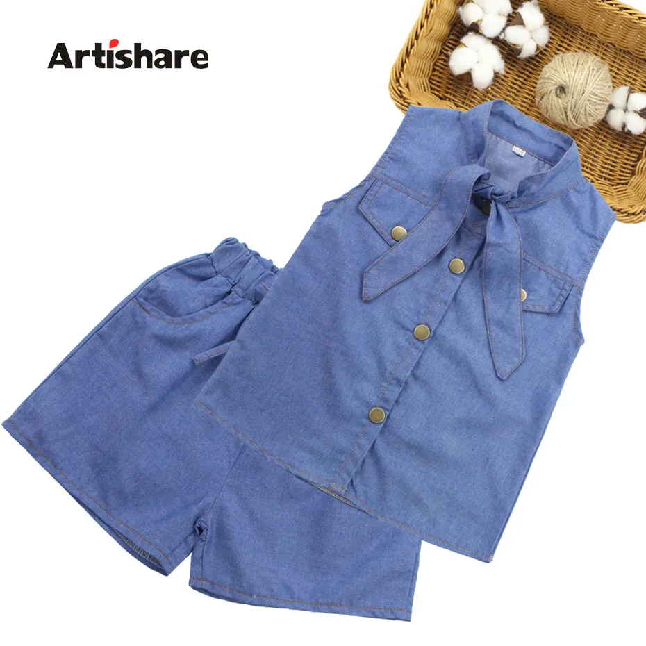 Kids Girls Clothes Set Denim Vest + Shorts 2PCS Girl Summer Set Clothes Teenage Children'S Summer Suits 6 8 10 12 14 Year
Kids Girls Clothes Set Denim Vest + Shorts 2PCS Girl Summer Set Clothes Teenage Children'S Summer Suits 6 8 10 12 14 Year