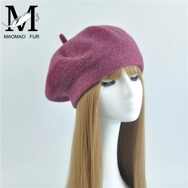 Elegant Warm Fleece Beret Hat Women Spring Winter Wool Knit Ladies Beret Flat Female Berets
Elegant Warm Fleece Beret Hat Women Spring Winter Wool Knit Ladies Beret Flat Female Berets