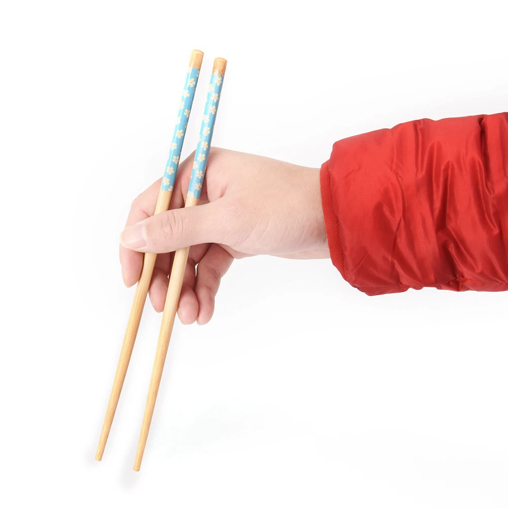 5 Pair Flowers Chopsticks Vintage Natural Eco-friendly Bamboo Wooden Print Chopstick 24 cm
5 Pair Flowers Chopsticks Vintage Natural Eco-friendly Bamboo Wooden Print Chopstick 24 cm