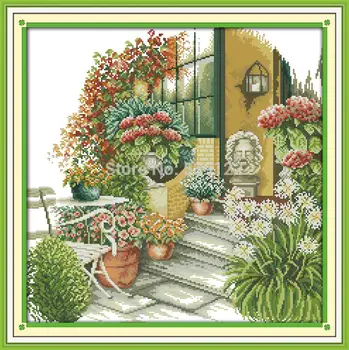The Leisurely Courtyard !Needlework 11CT 14CT DMC Counted Chinese Cross Stitch Sets for Embroidery Crystal Knitting Needles
The Leisurely Courtyard !Needlework 11CT 14CT DMC Counted Chinese Cross Stitch Sets for Embroidery Crystal Knitting Needles