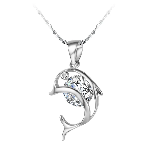 Brand Crystal jewelry white/purple plated chain Necklaces&dolphin Pendants fashion Engagement Necklace Women Gift
Brand Crystal jewelry white/purple plated chain Necklaces&dolphin Pendants fashion Engagement Necklace Women Gift
