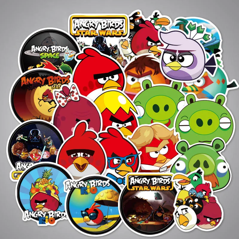100Pcs Cute Angry Birds Stickers Anime Stickers Waterproof Adhesive Stickers For DIY Car Styling Bike Motorcycle Phone Laptop
100Pcs Cute Angry Birds Stickers Anime Stickers Waterproof Adhesive Stickers For DIY Car Styling Bike Motorcycle Phone Laptop