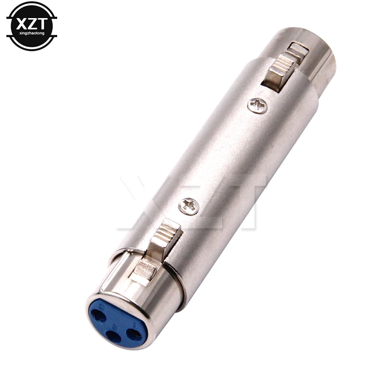 Newest 3 PIN XLR Female To XLR Female Jack Connector Microphone MIC Speaker Cable Extender Extension Adaptor connector
Newest 3 PIN XLR Female To XLR Female Jack Connector Microphone MIC Speaker Cable Extender Extension Adaptor connector