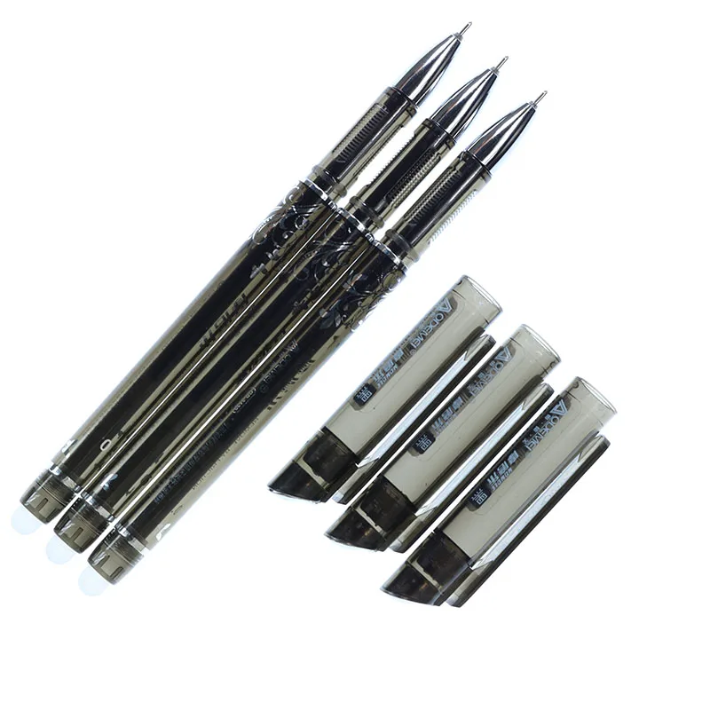 Magic Erasable Gel Pen Black 0.5mm Refill Writing Smooth Children Students Learning Stationery Gifts School Office Supplies 3pcs
Magic Erasable Gel Pen Black 0.5mm Refill Writing Smooth Children Students Learning Stationery Gifts School Office Supplies 3pcs