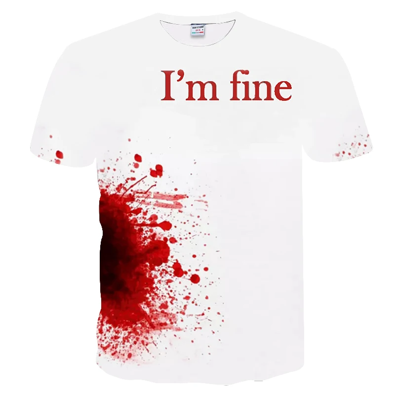 More than 2019 summer men fashion t shirt Blood drop printing T shirt men trend Casual T-shirt short sleeve Tops
More than 2019 summer men fashion t shirt Blood drop printing T shirt men trend Casual T-shirt short sleeve Tops