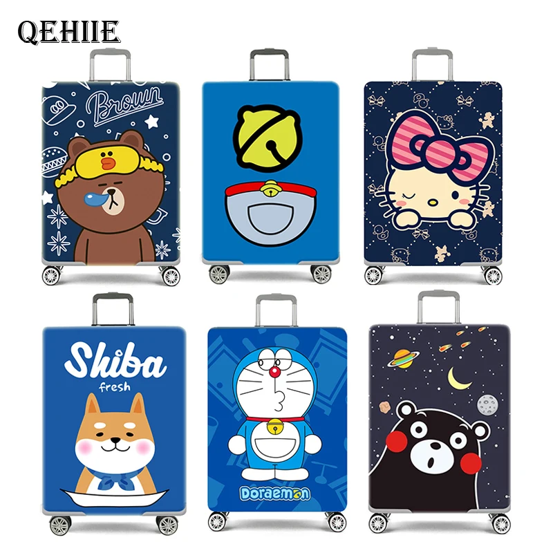 New Cute Anime Luggage Cover Travel Suitcase Elastic Protection