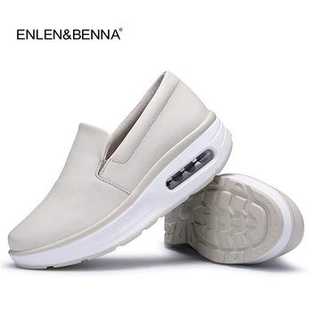 2017 Summer Leather Women's Shoes Sneakers Nurse Swing Work Single Shoes Wedges Womens Shoes Black white Platform Shoes Slimming
2017 Summer Leather Women's Shoes Sneakers Nurse Swing Work Single Shoes Wedges Womens Shoes Black white Platform Shoes Slimming