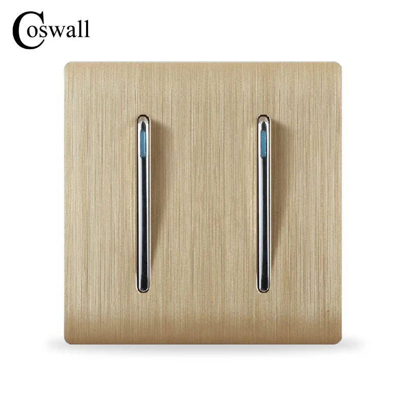Free Shipping, Kempinski Wall Switch, 2 Gang 1 Way Light Switch, Champagne Gold Color, Special Texture, C31 sereis, 110~250V
Free Shipping, Kempinski Wall Switch, 2 Gang 1 Way Light Switch, Champagne Gold Color, Special Texture, C31 sereis, 110~250V