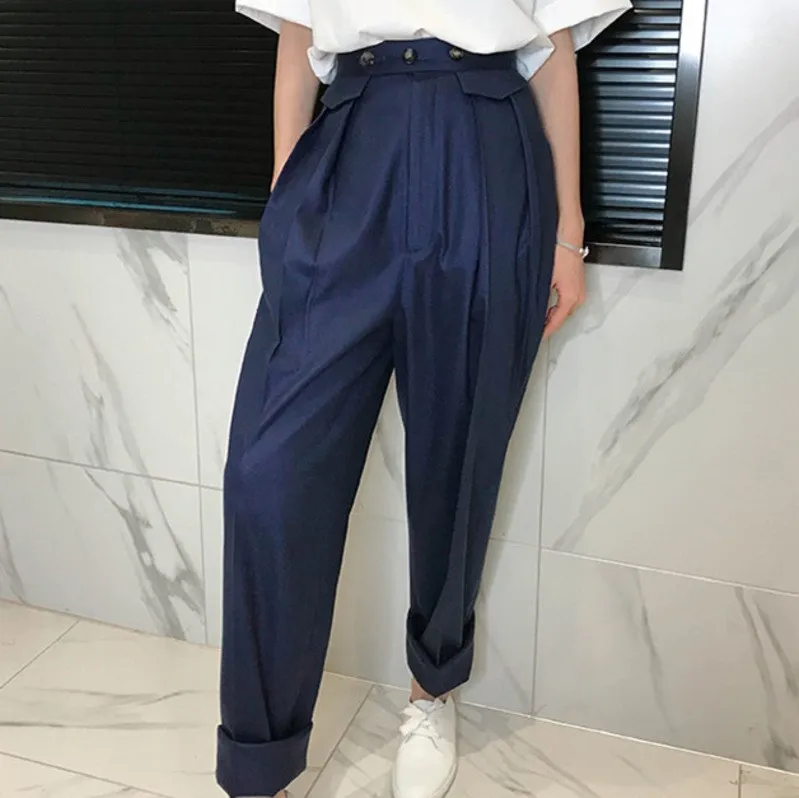 Fashion 2019 Spring Loose Button Solid Flat Harem Pants Women Sale Trendy High Quality Casual Loose Pant
Fashion 2019 Spring Loose Button Solid Flat Harem Pants Women Sale Trendy High Quality Casual Loose Pant